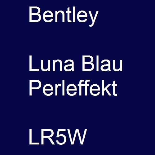 Bentley, Luna Blau Perleffekt, LR5W.